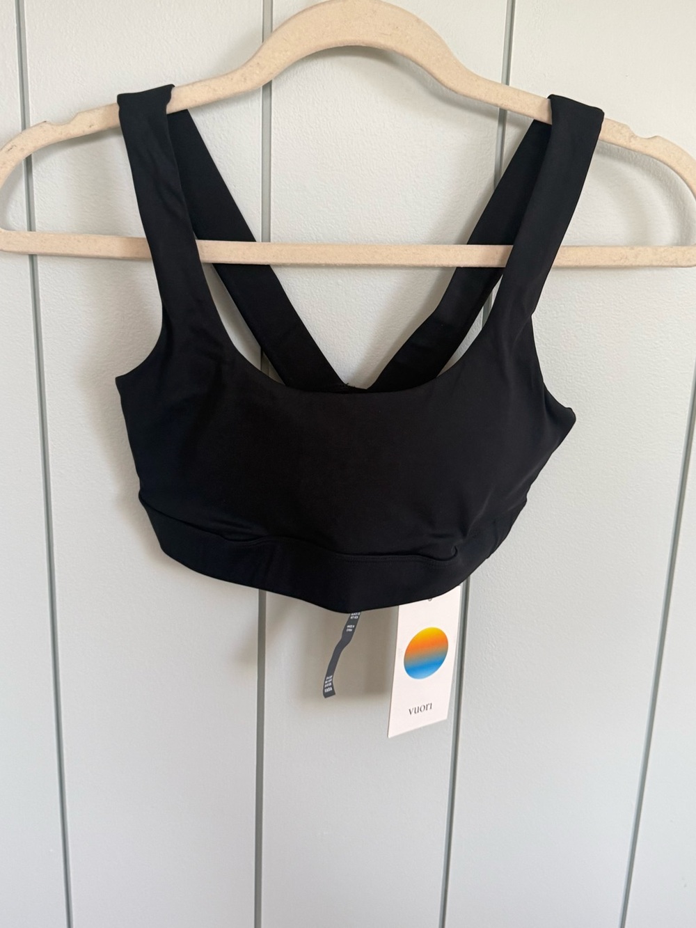 New Vuori Stride Black Bra Size XS NWT
